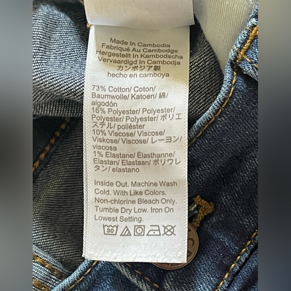 *EUC* J. Crew Factory 9” High Rise Button Front Fly Jean in Windward Wash / 31P - Picture 10 of 10